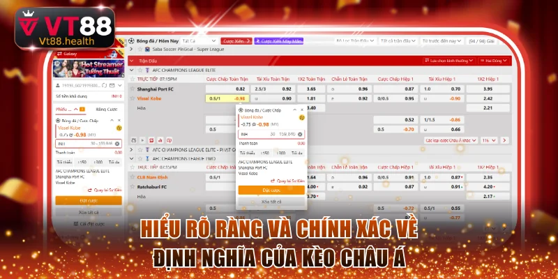Hiểu rõ ràng và chính xác về định nghĩa của kèo châu Á