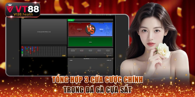 Tổng hợp 3 cửa cược chính trong đá gà cựa sắt